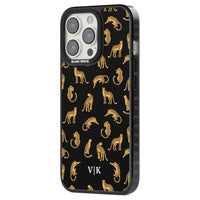 Personalised Gold Cheetah Pattern
