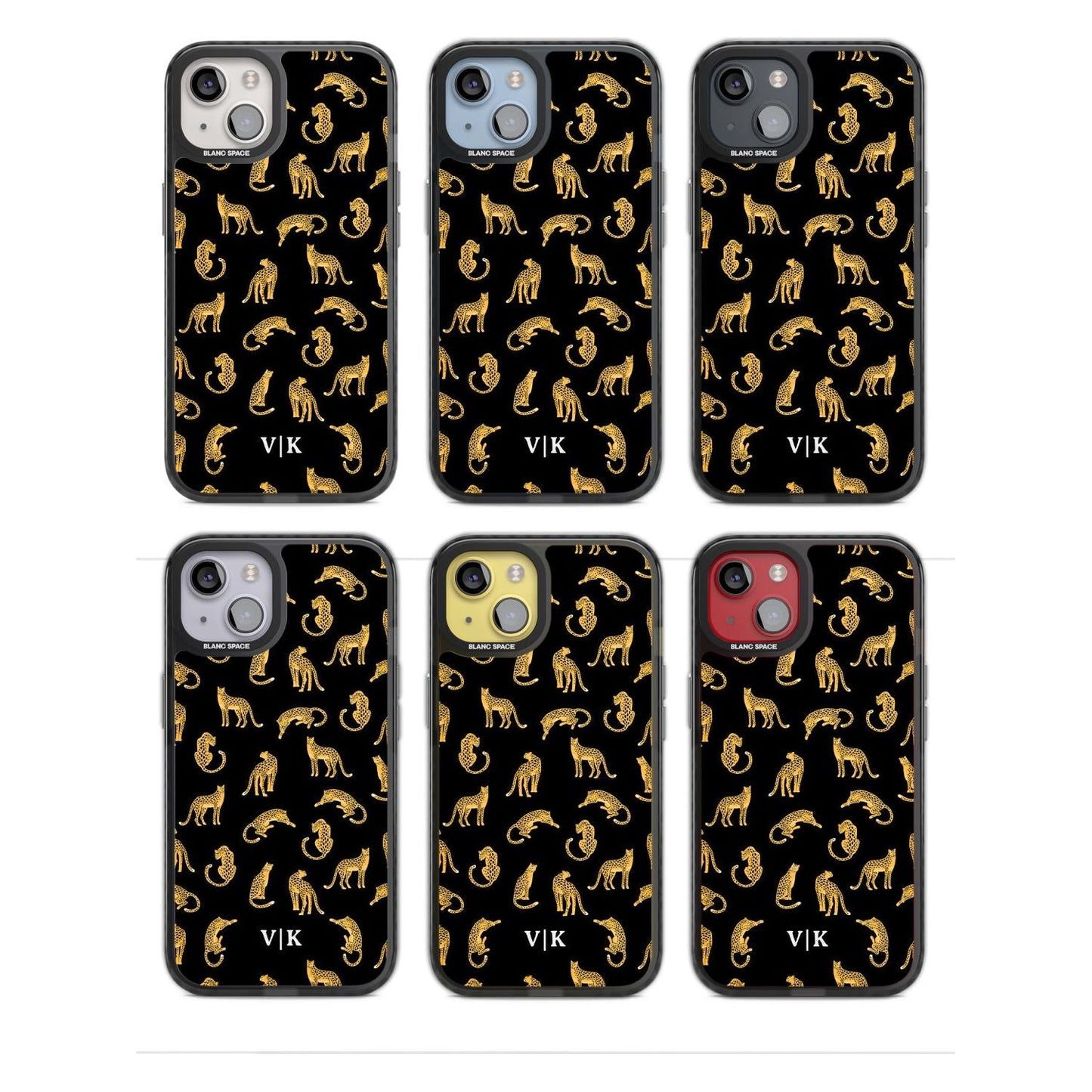 Personalised Gold Cheetah Pattern