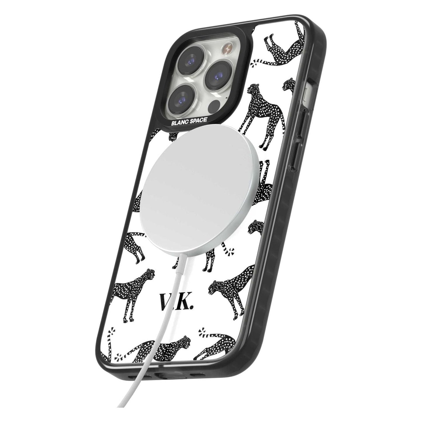 Personalised Black & White Cheetah Pattern