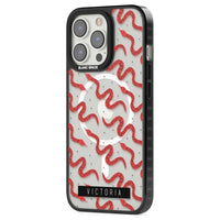 Personalised Red Snake Pattern