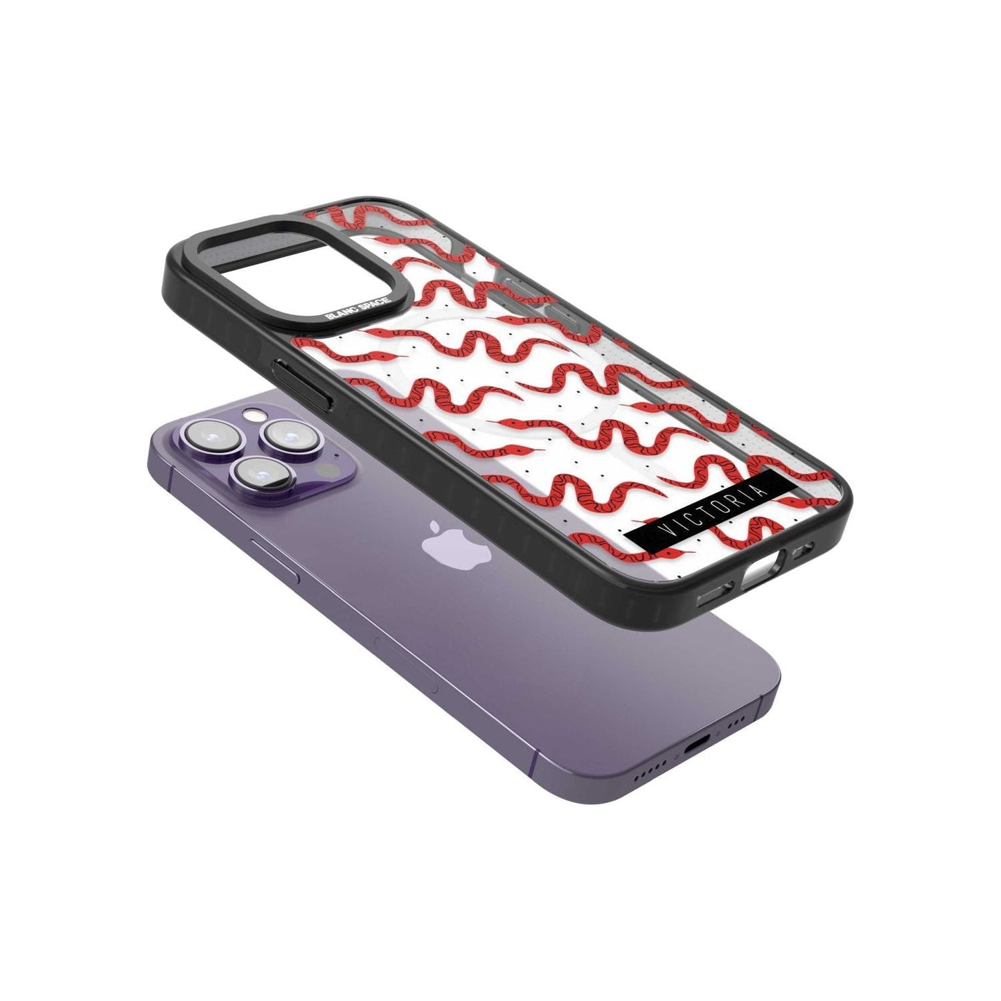 Personalised Red Snake Pattern