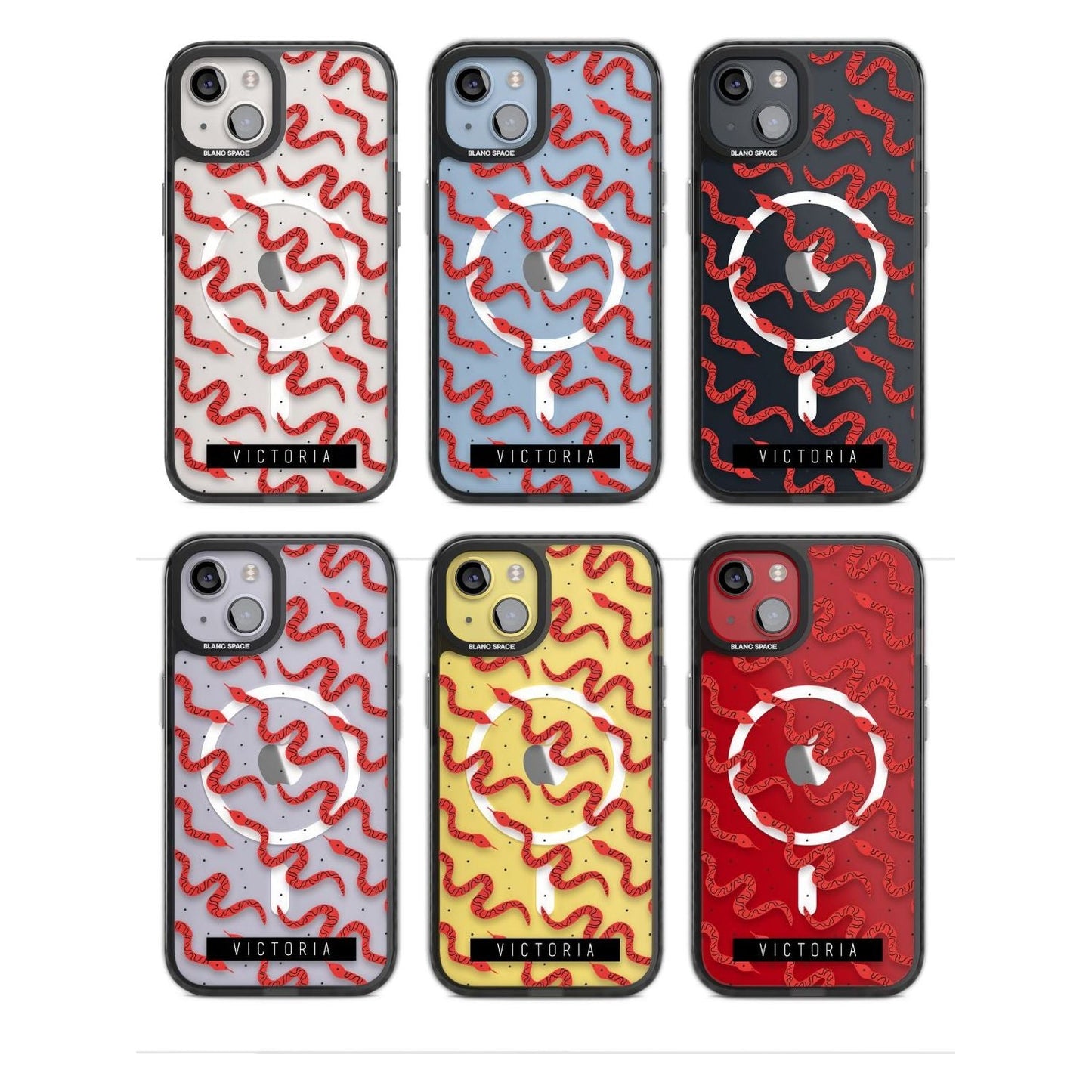 Personalised Red Snake Pattern