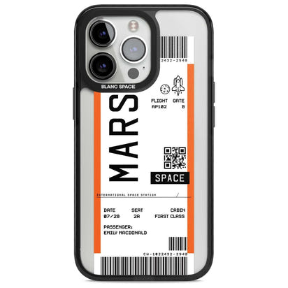 Personalised Mars Travel Ticket