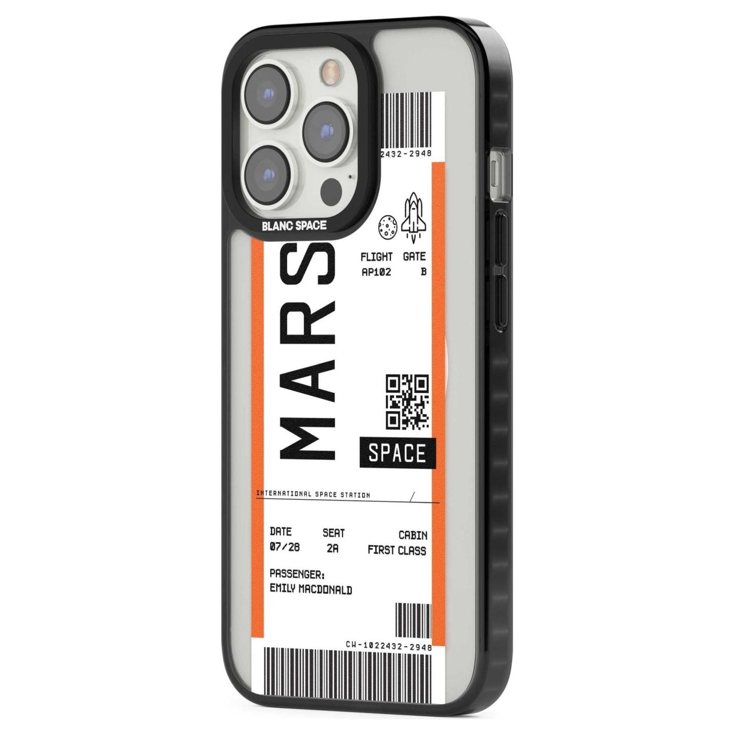 Personalised Mars Travel Ticket