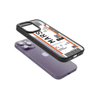 Personalised Mars Travel Ticket