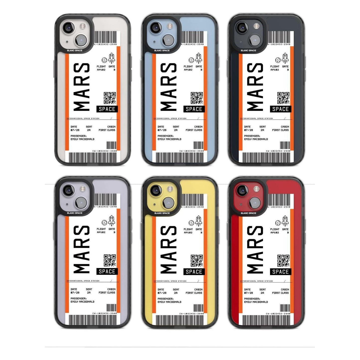 Personalised Mars Travel Ticket