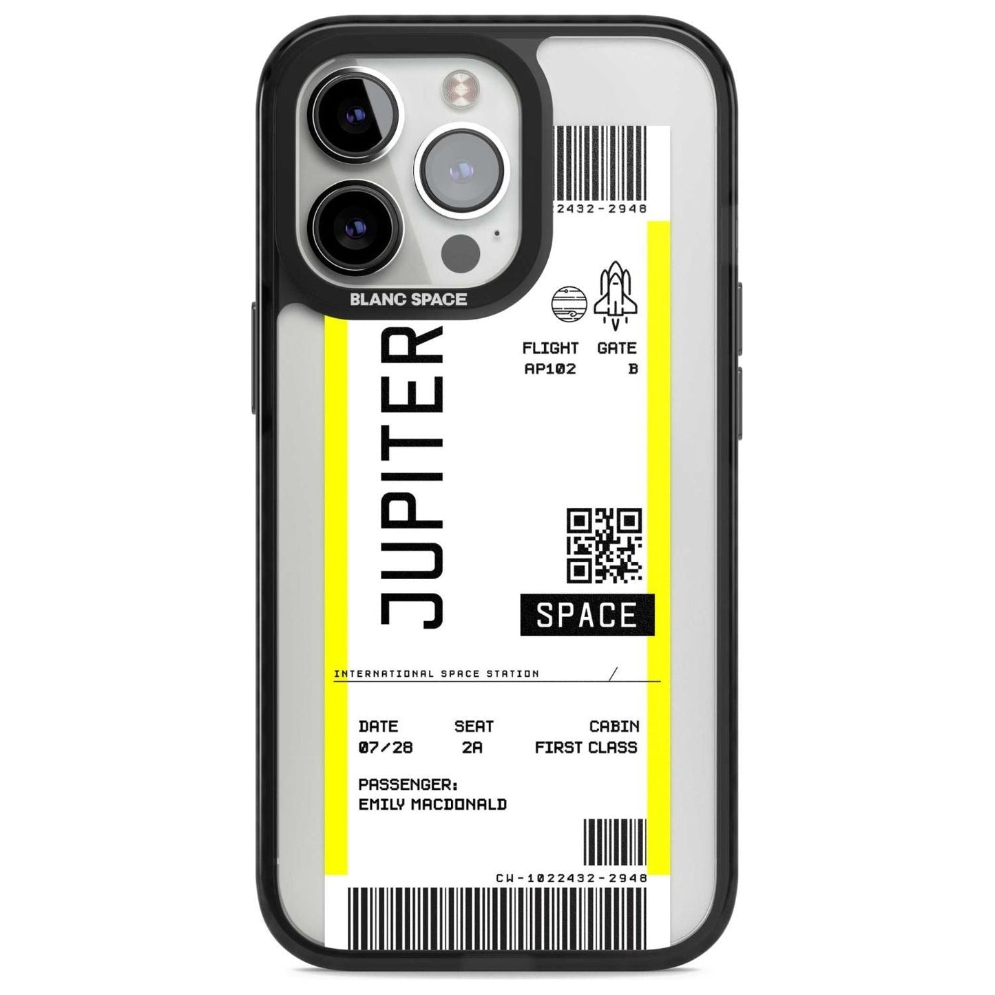 Personalised Jupiter Travel Ticket