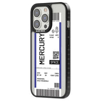 Personalised Mercury Travel Ticket