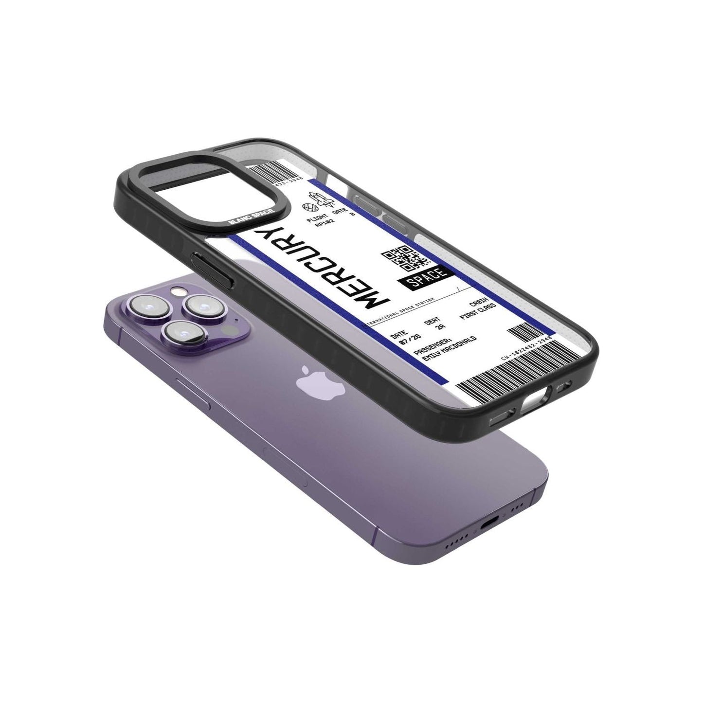 Personalised Mercury Travel Ticket