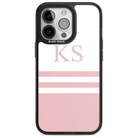 Personalised Pink Stripes & Initials