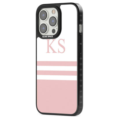 Personalised Pink Stripes & Initials