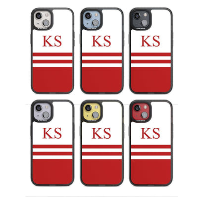 Personalised Pink Stripes & Initials