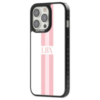 Personalised Minimal Pink Stripe