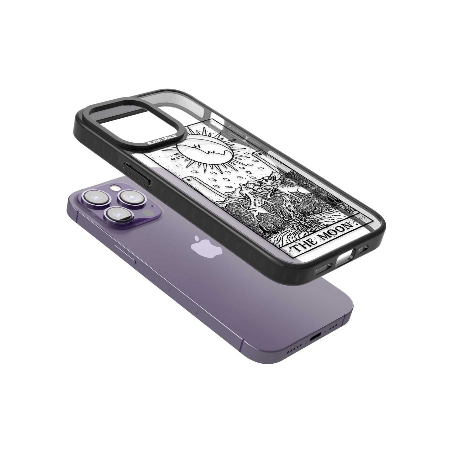 Personalised The Moon Tarot Card (Clear)