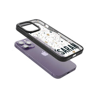 Personalised Terrazzo Blue, Pink, Brown