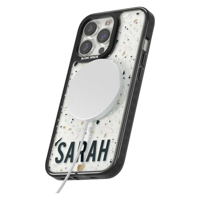 Personalised Terrazzo Blue, Pink, Brown