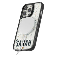 Personalised Terrazzo Blue, Pink, Brown