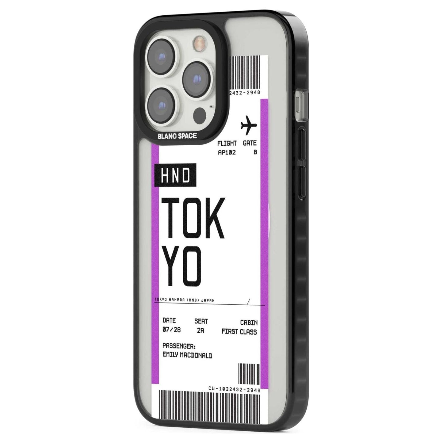 Personalised Tokyo Boarding Pass