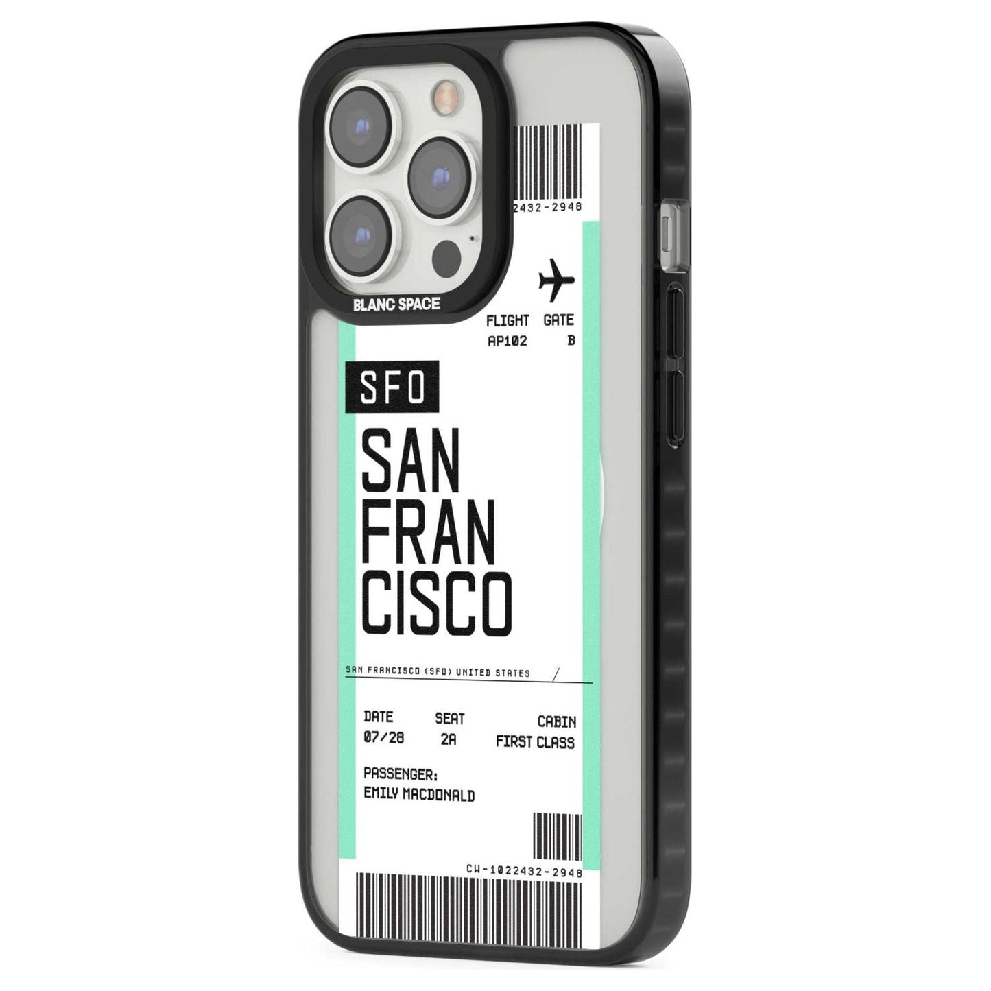 Personalised San Francisco Boarding Pass
