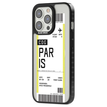 Personalised Paris Boarding Pass