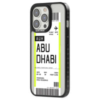 Personalised Abu Dhabi Boarding Pass