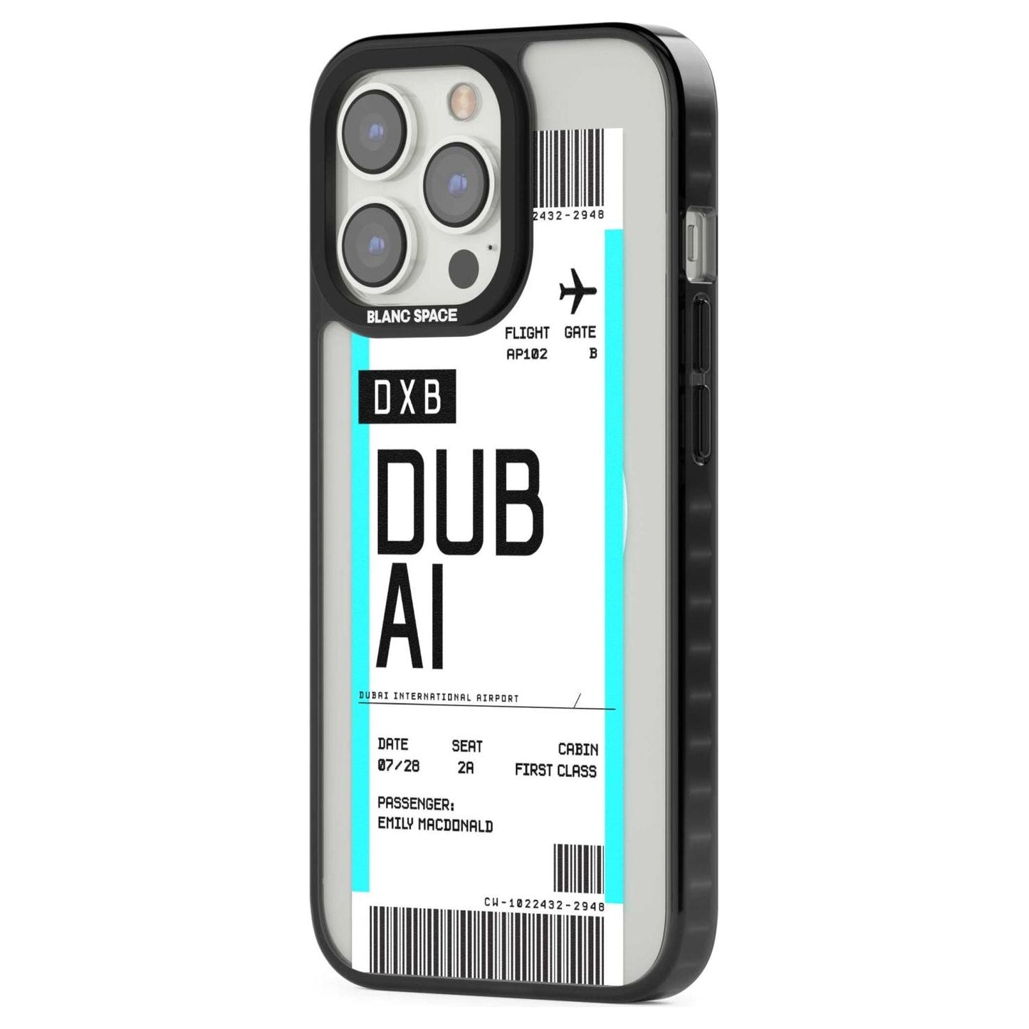 Personalised Dubai Boarding Pass