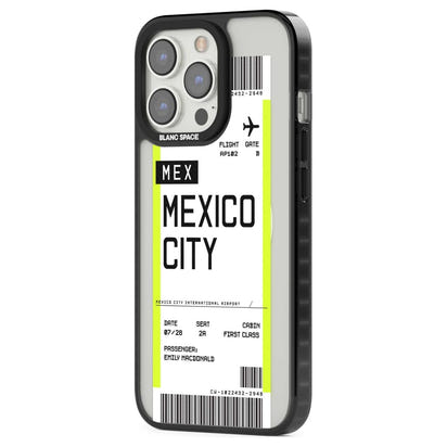 Carte d'embarquement personnalisée pour Mexico