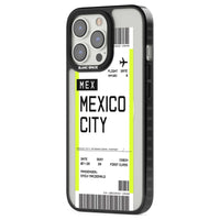 Carte d'embarquement personnalisée pour Mexico