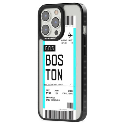 Personalised Boston Boarding Pass