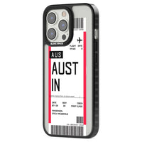Personalised Austin Boarding Pass