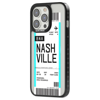 Carte d'embarquement personnalisée pour Nashville