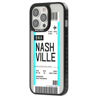 Carte d'embarquement personnalisée pour Nashville