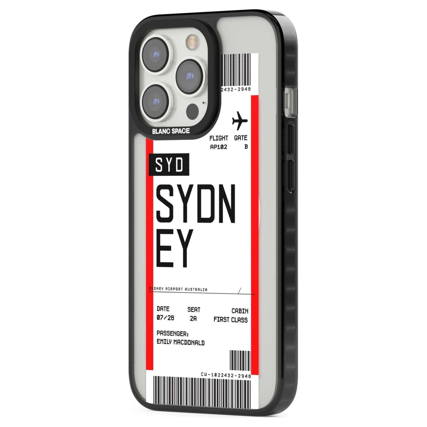 Personalised Sydney Boarding Pass
