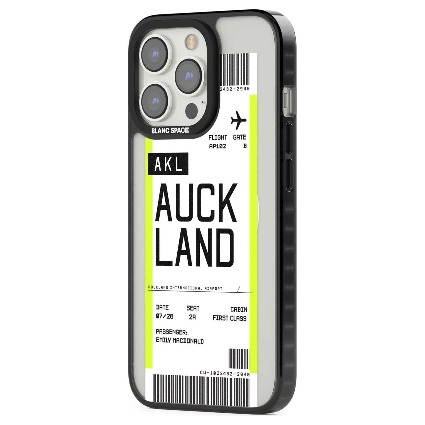 Personalised Auckland Boarding Pass