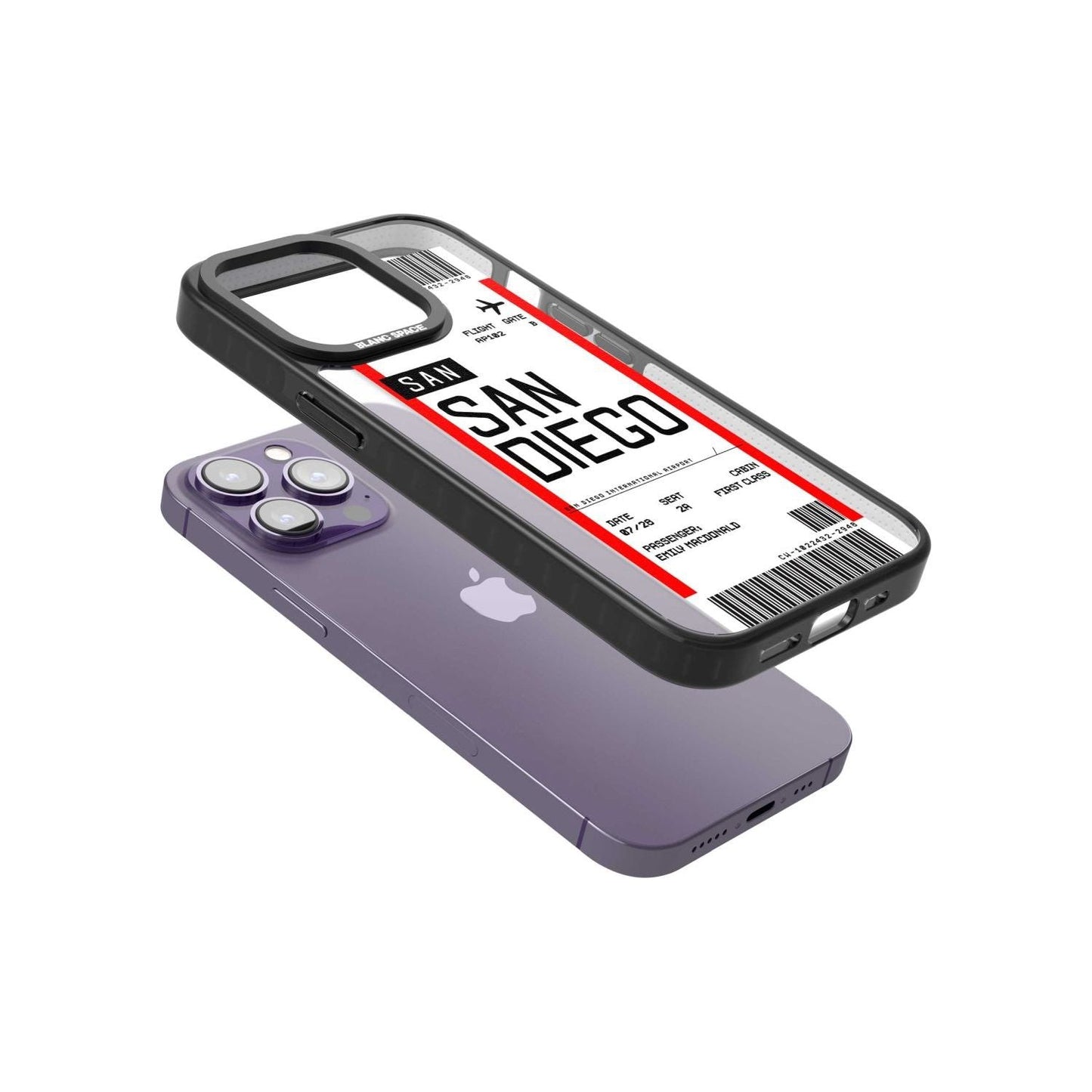 Personalised San Diego Boarding Pass