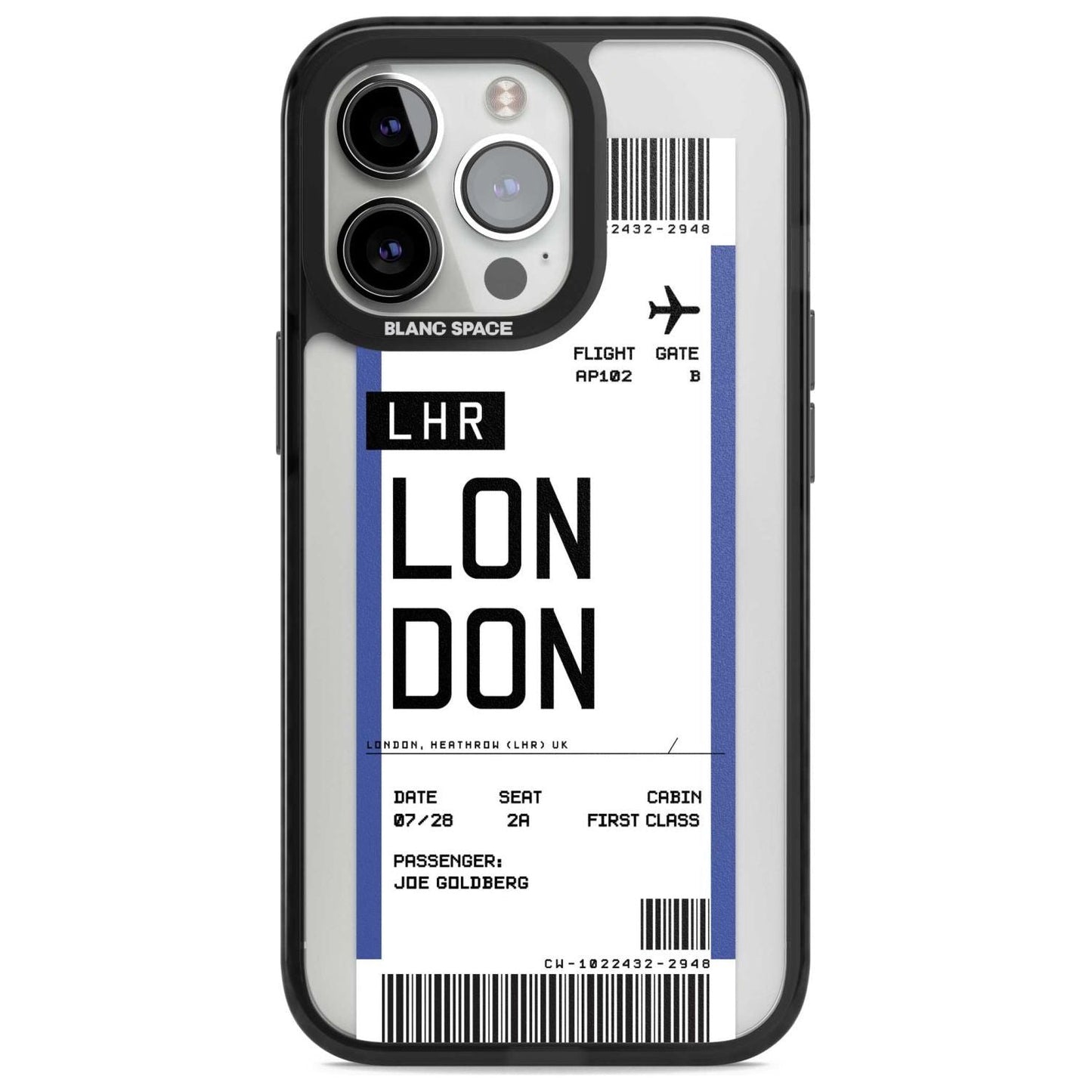 Personalised London Boarding Pass
