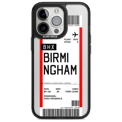 Personalised Birmingham Boarding Pass