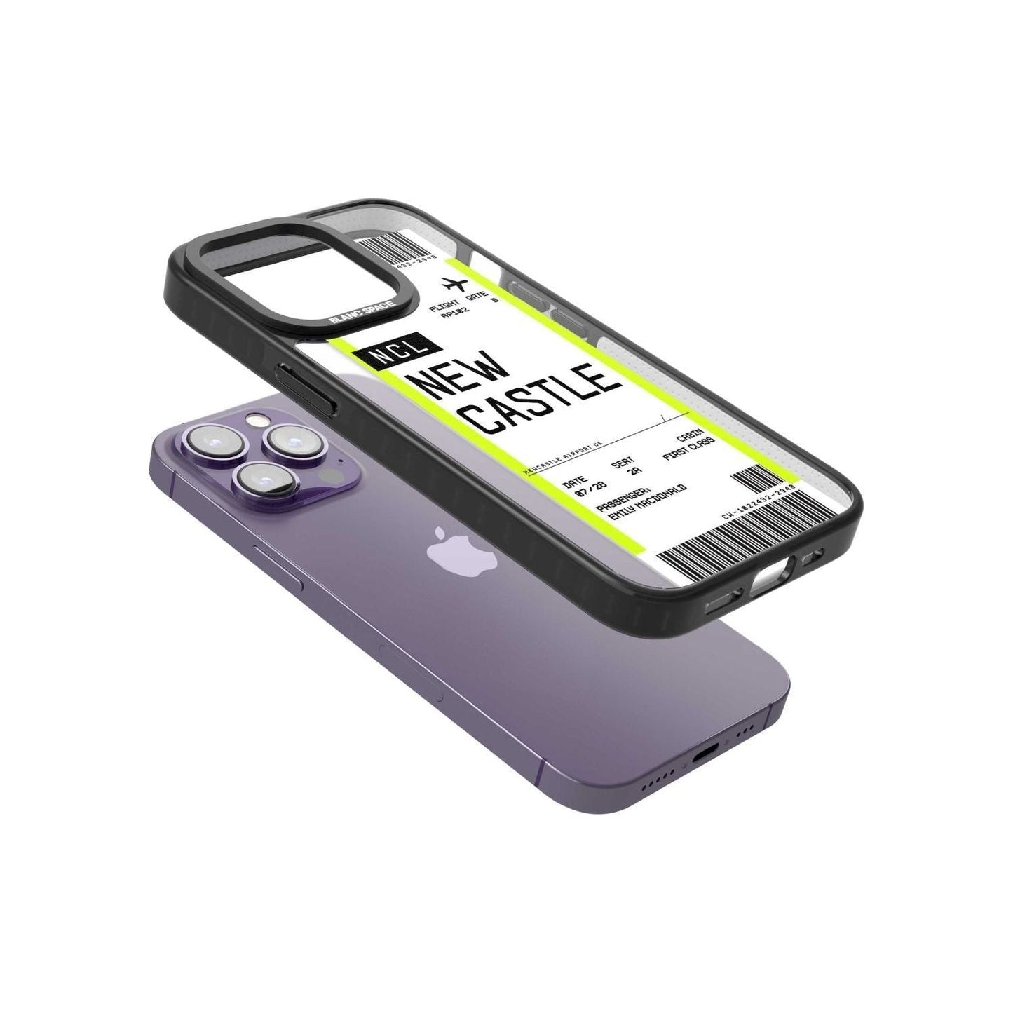 Personalised Newcastle Boarding Pass