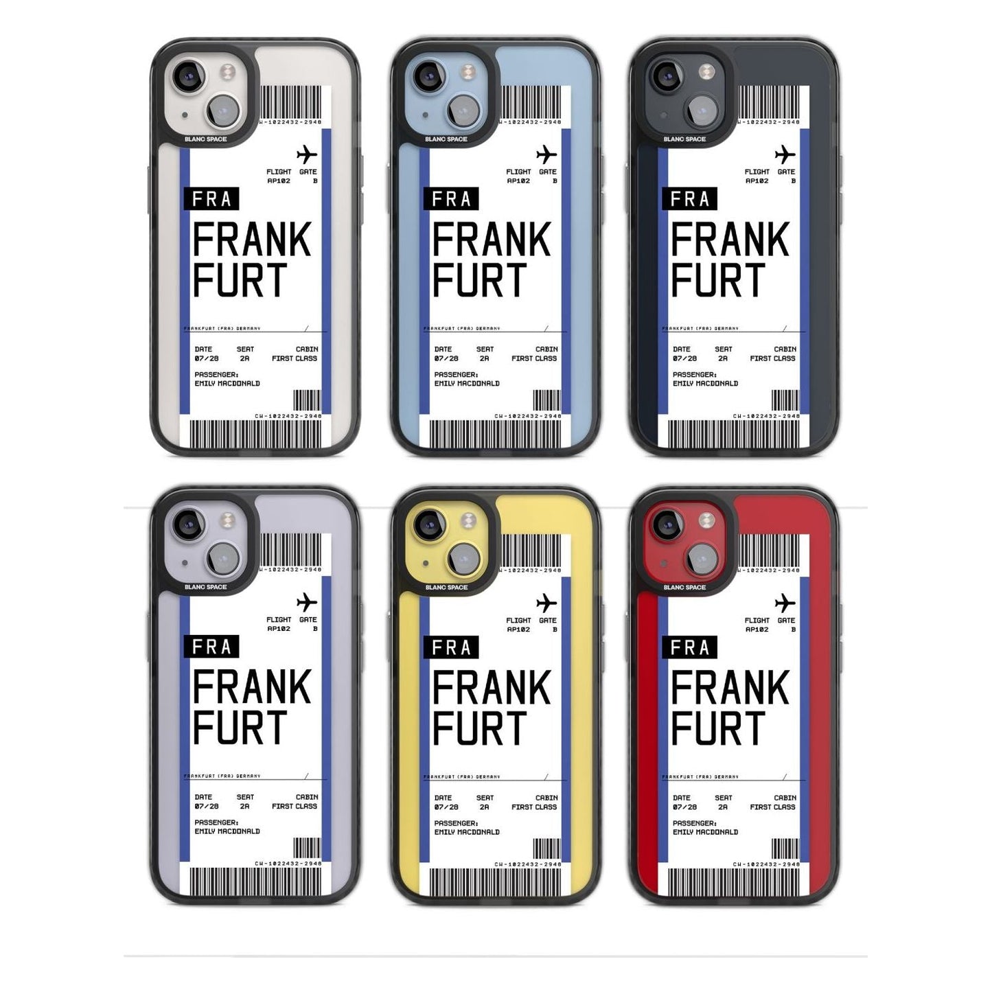 Personalised Frankfurt Boarding Pass