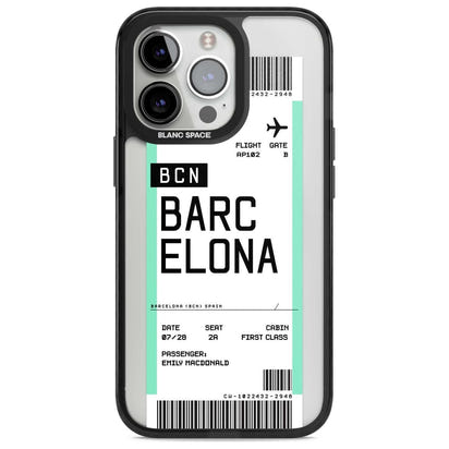 Personalised Barcelona Boarding Pass
