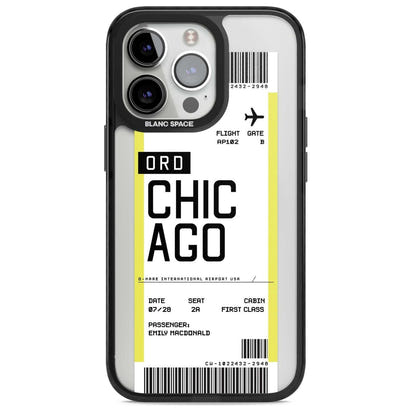 Personalised Chicago Boarding Pass