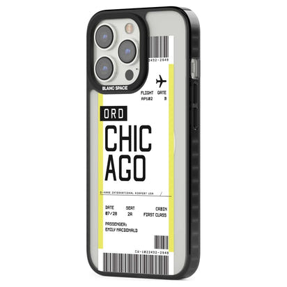 Personalised Chicago Boarding Pass