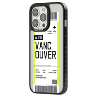 Personalised Vancouver Boarding Pass