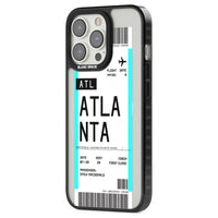Personalisierte Atlanta-Bordkarte