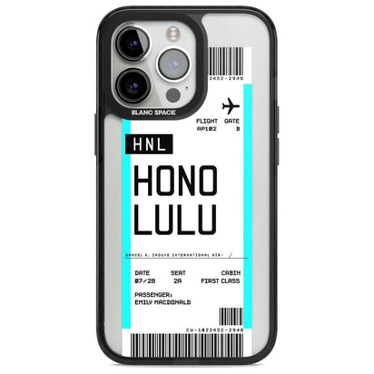 Personalised Honolulu Boarding Pass