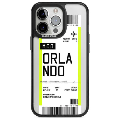 Personalised Orlando Boarding Pass