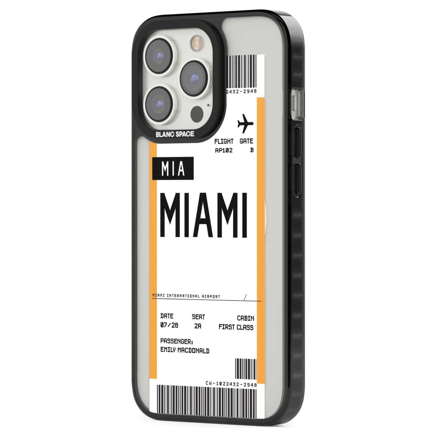 Personalised Miami Boarding Pass