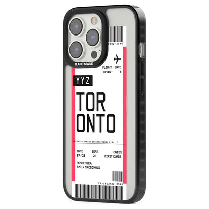 Personalised Toronto Boarding Pass