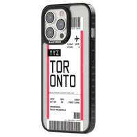 Personalised Toronto Boarding Pass
