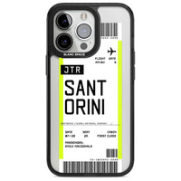 Personalisierte Bordkarte für Santorini